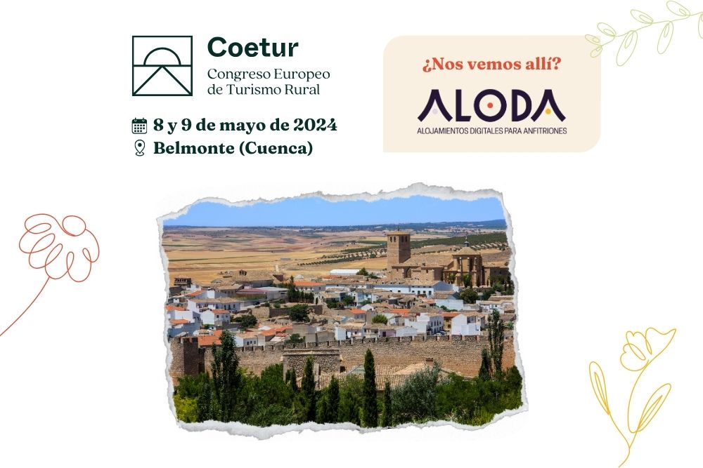 Cartel Coetur 2024 Turismo Rural Belmonte.