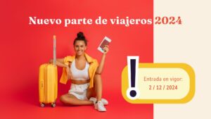 Nuevo parte de viajeros 2024, entrada en vigor 2/12/24