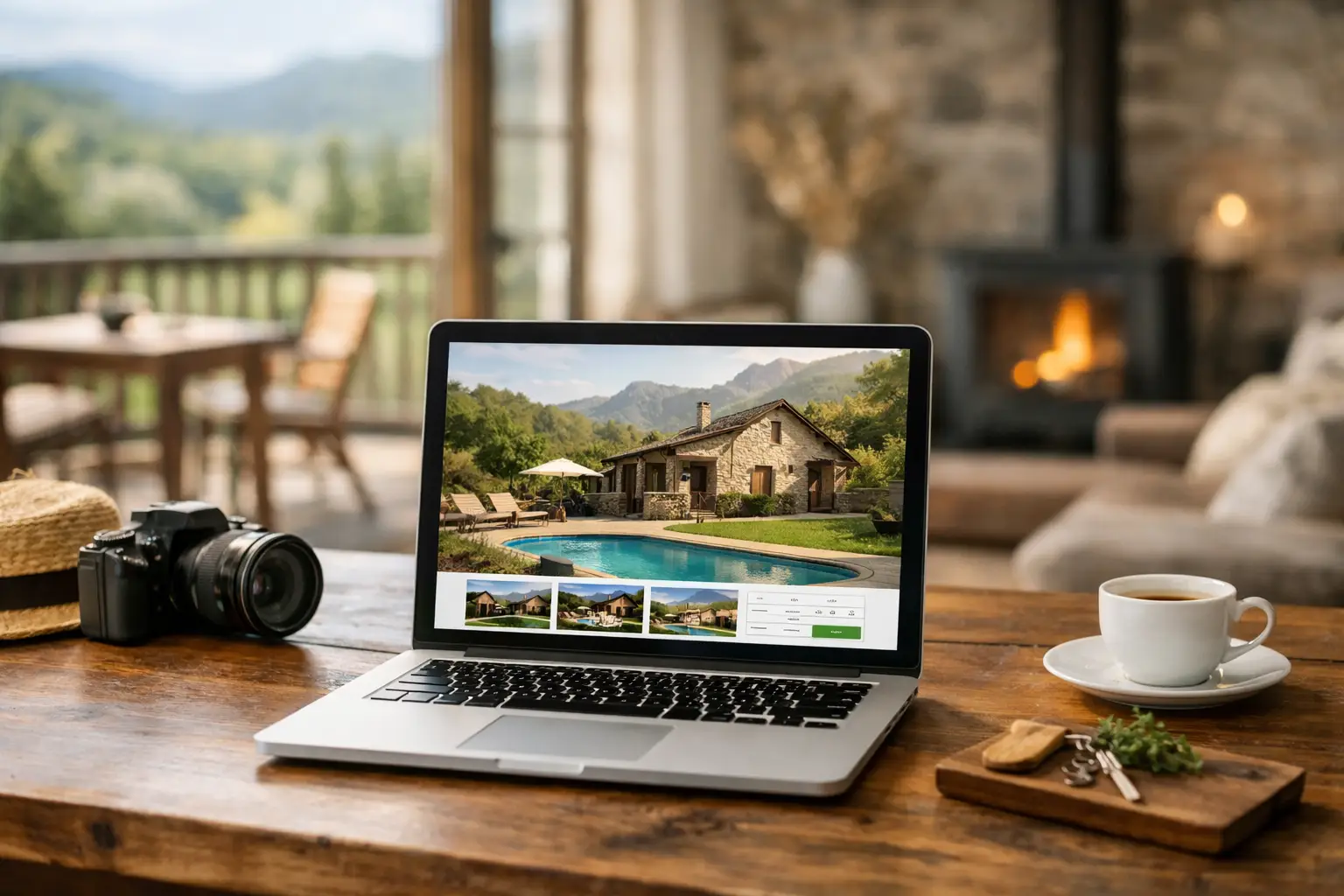 Web para casas rurales con reservas que vende
