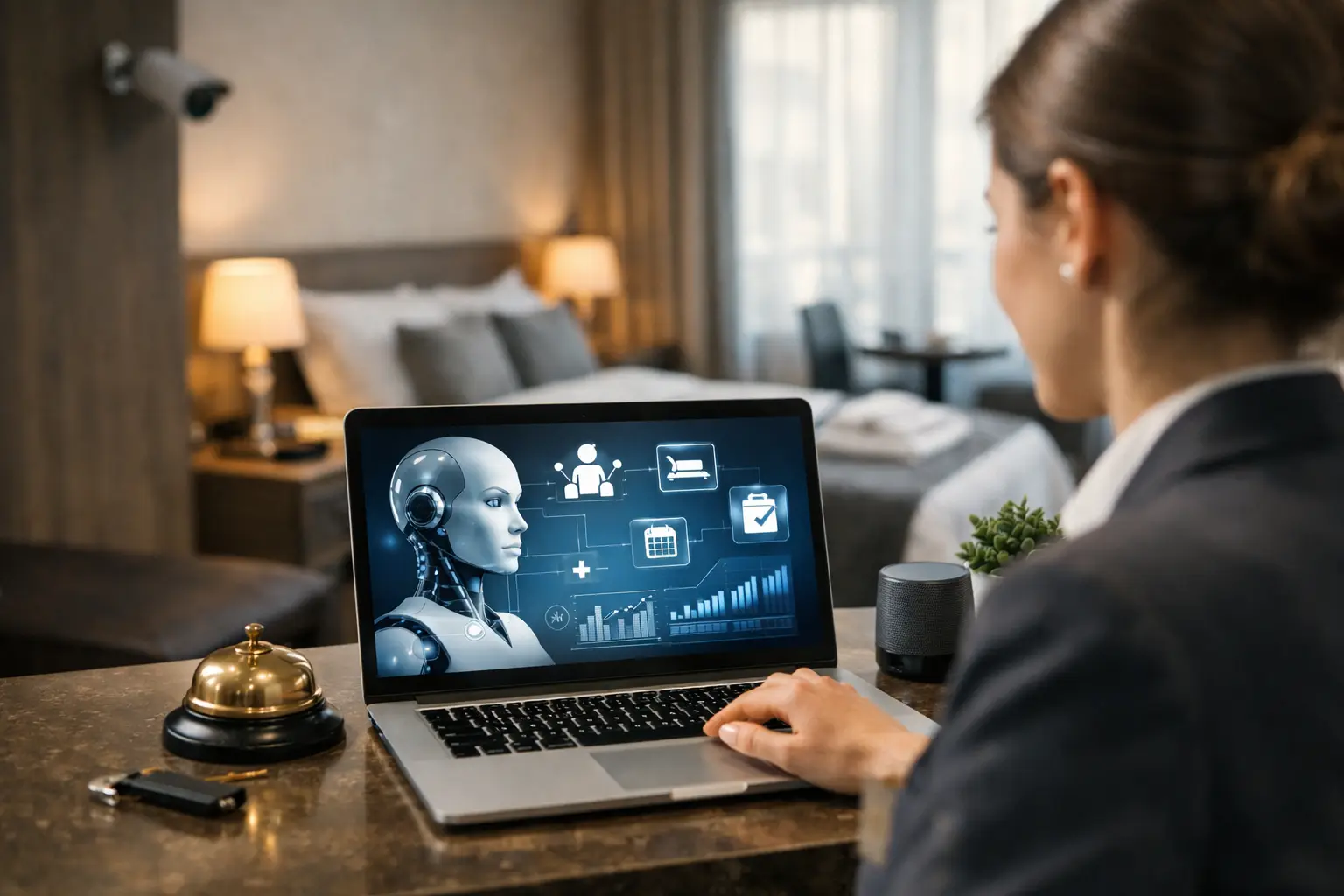 IA en hoteles pequeños: menos tareas, más control
