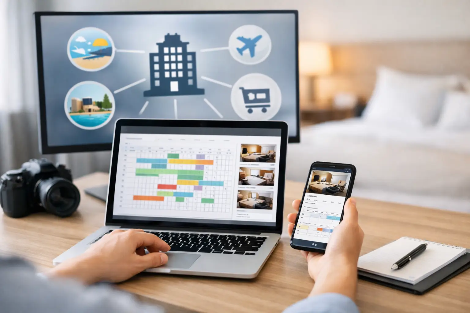 Channel manager: controla canales y reservas