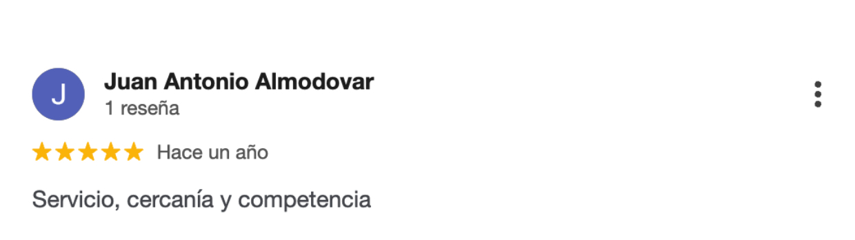 Reseña de cinco estrellas de Juan Antonio Almodóvar